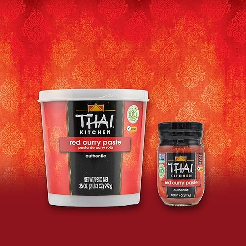 Miniatura 15 de Pasta de curry rojo Thai Kitchen, 35 onzas