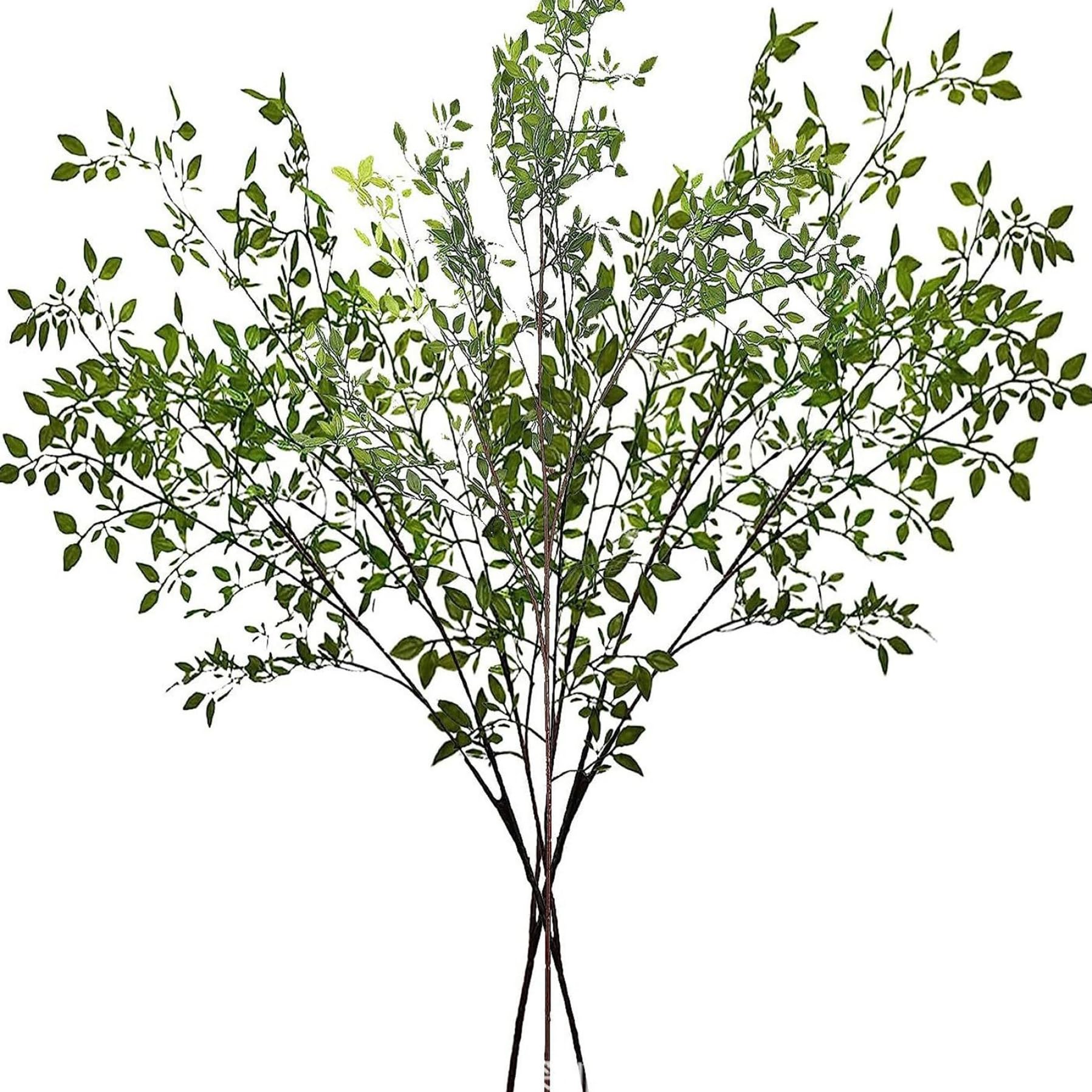 Tiges de verdure artificielles 109 cm et feuillage nandina synthétique pour décoration de mariage