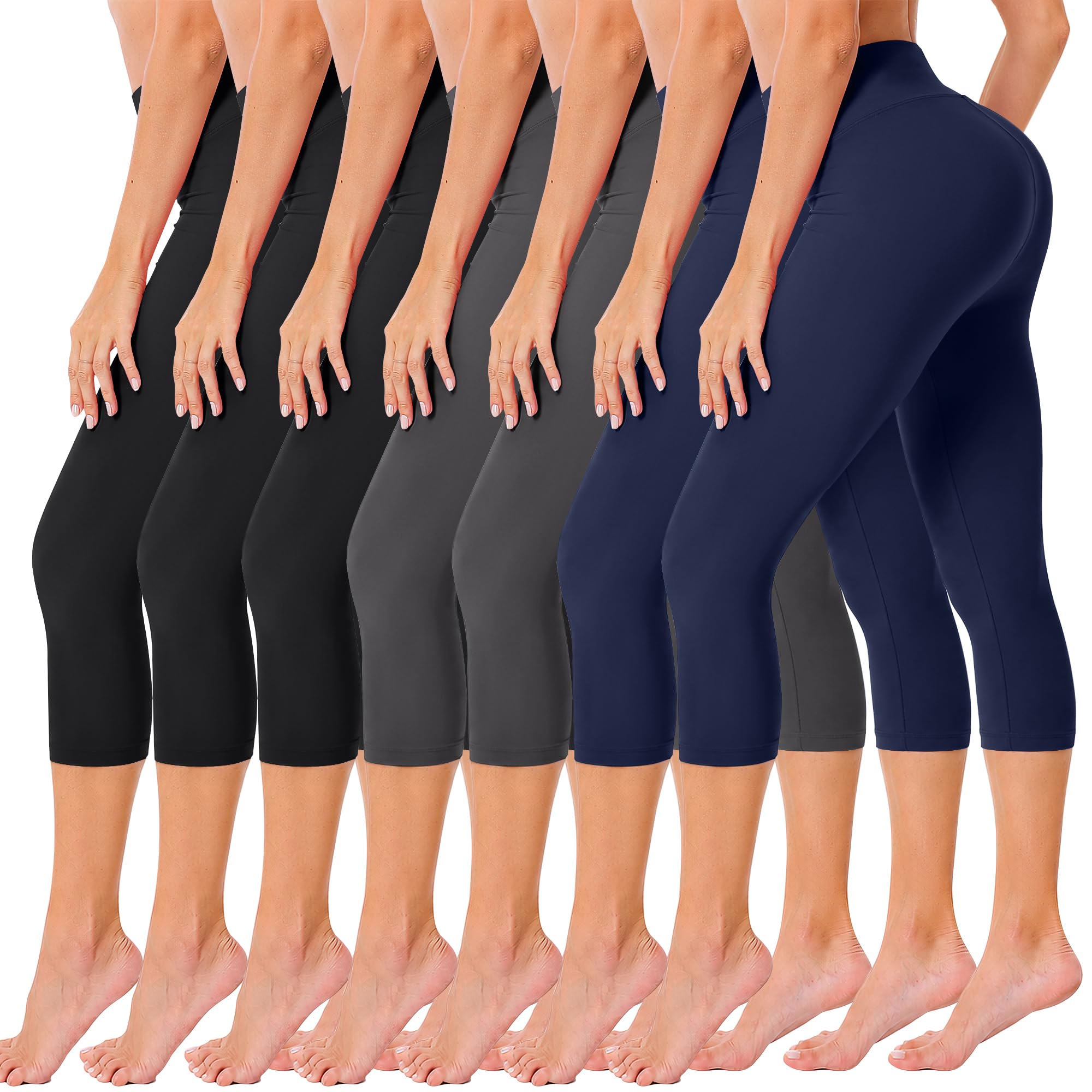 VALANDY Creamlush High Waisted Leggings for Women Full Length &amp; Capri