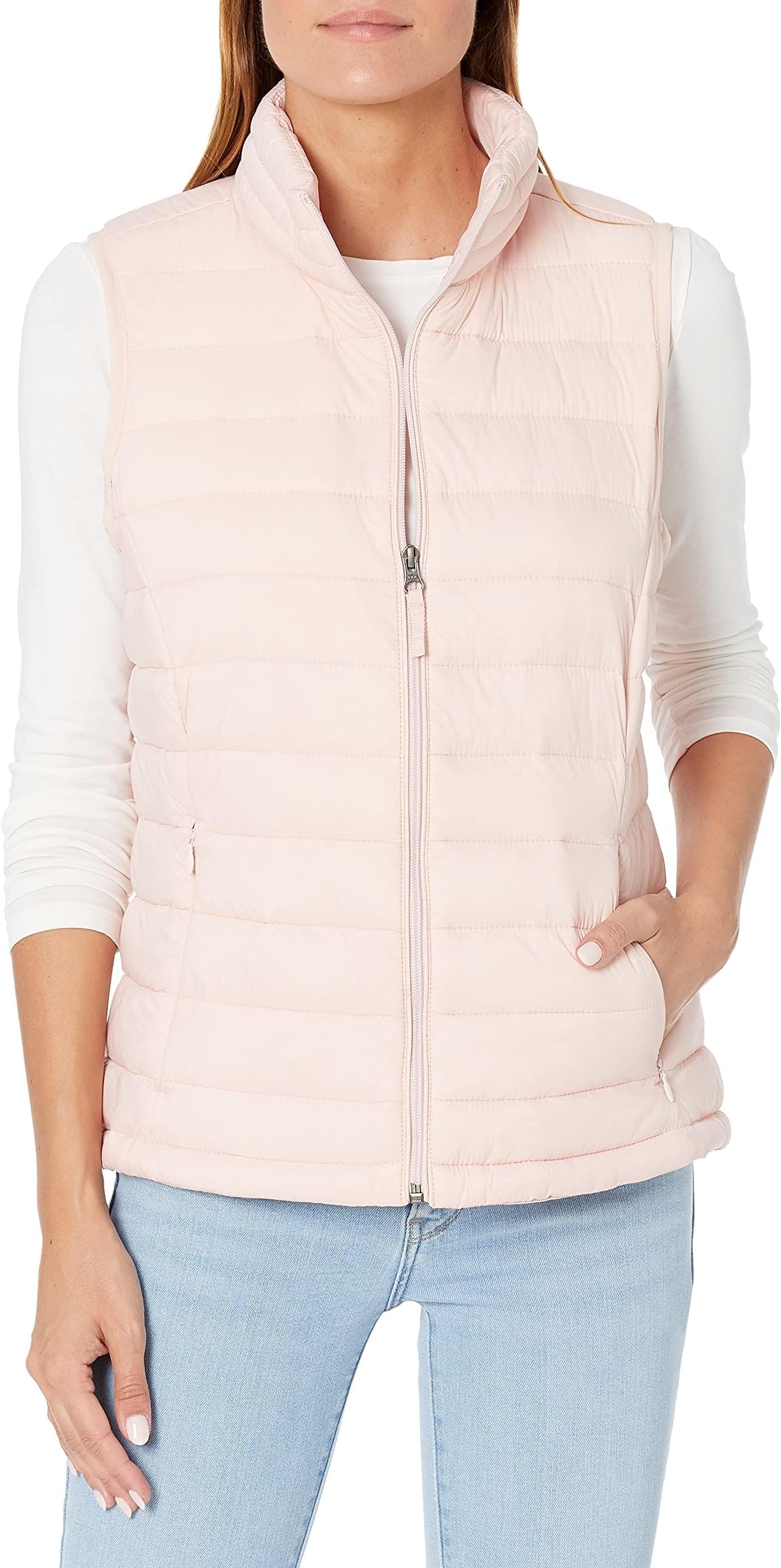 Amazon Essentials Women's Lightweight Water-Resistant Packable Puffer Gilet