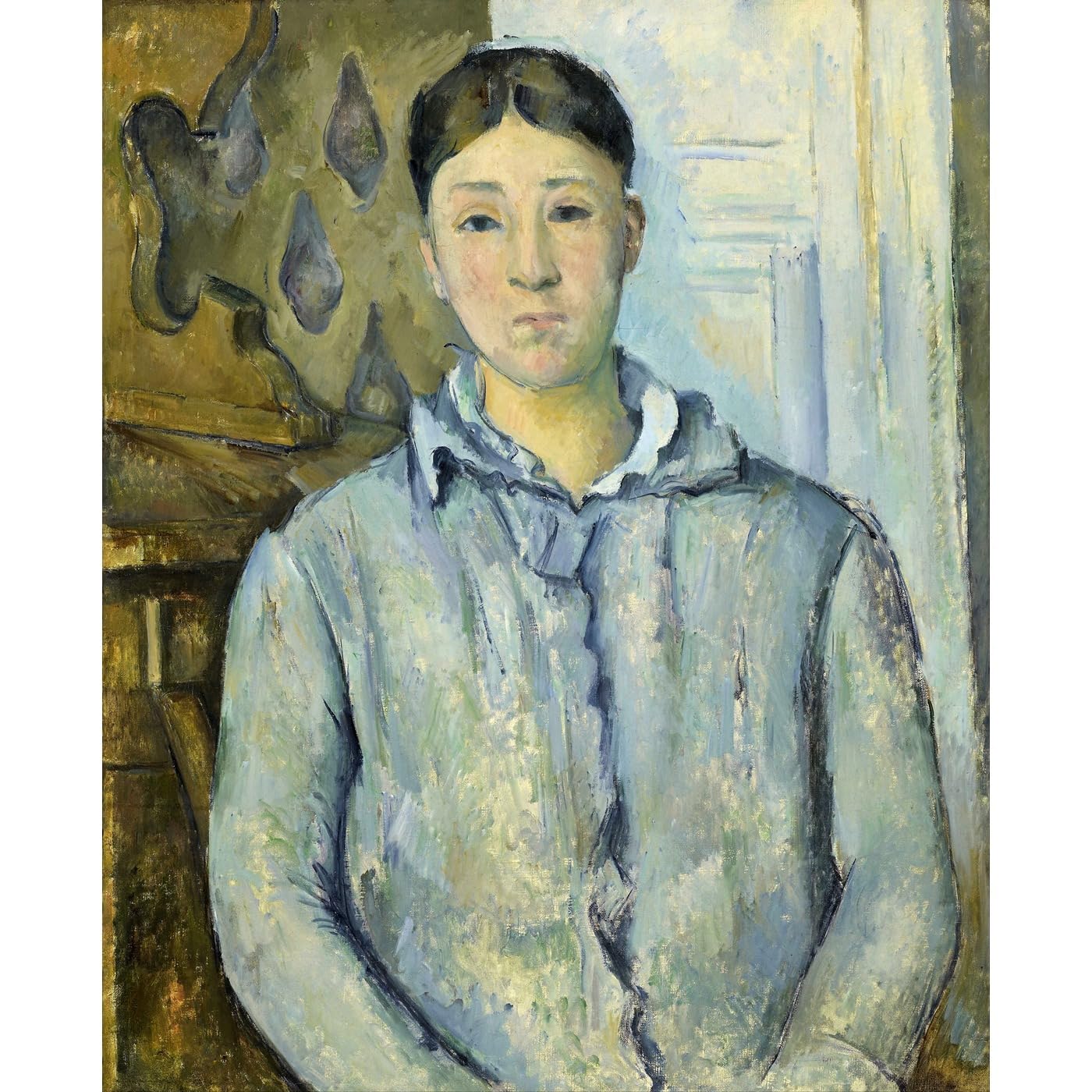Madame Cézanne en bleu Cézanne impression giclée grand format déco salon - 2