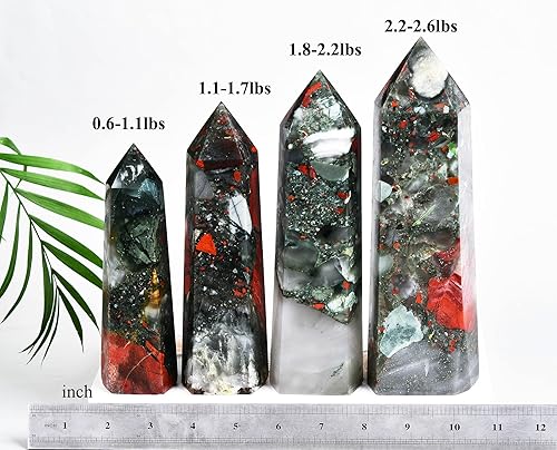 Miniatura 3 de AMOYSTONE Torres de obelisco de cristal curativo grande, varita de punta de cuarzo limón, decoración del hogar, curación de reiki, 0.6-1.1 libras