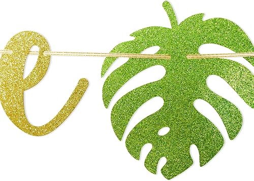 Miniatura 3 de Banner con purpurina con el rey de la selva, cartel de baby shower, decoración de primer cumpleaños, decoración temática de safari de selva para