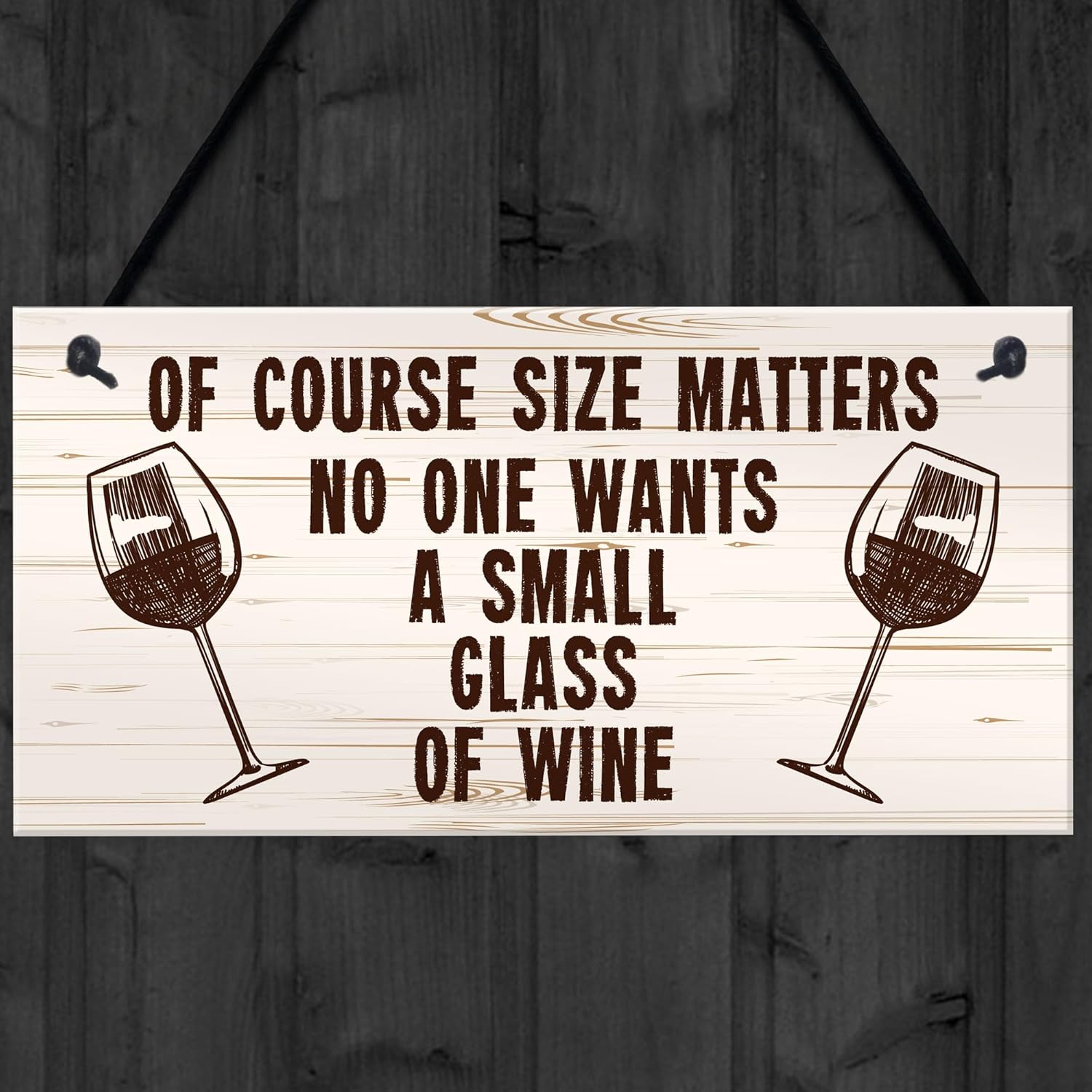 Red Ocean FUNNY Sign For Home Bar Wine Sign Wine Gift BAR SIGNS AND PLAQUES Gift For Women Mum Nan Garden Sign Shed Sign Kitchen Signs Bar Pub Sign Wine Gifts