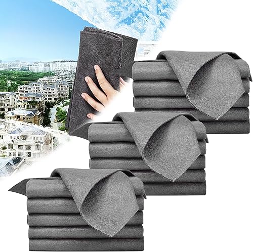 Miniatura 1 de GOTodhchai Paño de limpieza mágico grueso 2023, trapos de limpieza de vidrio de microfibra, ventanas y espejos sin rayas, paños de limpieza