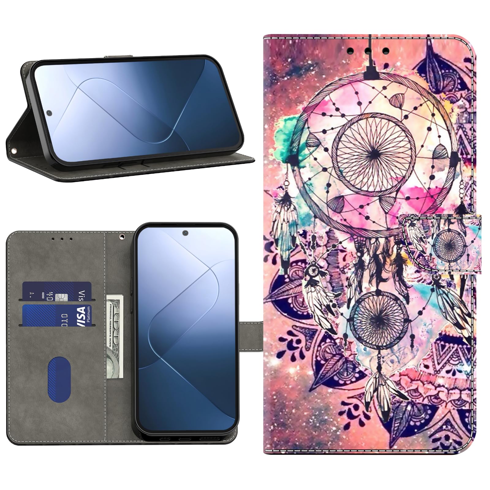 BOLELAW Hülle für Samsung Galaxy A53 5G, Stoßfestes PU Leder