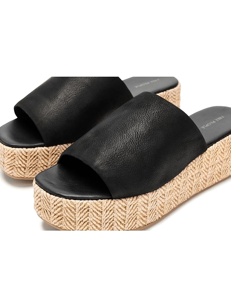 Free People Harbor Raffia Flatform