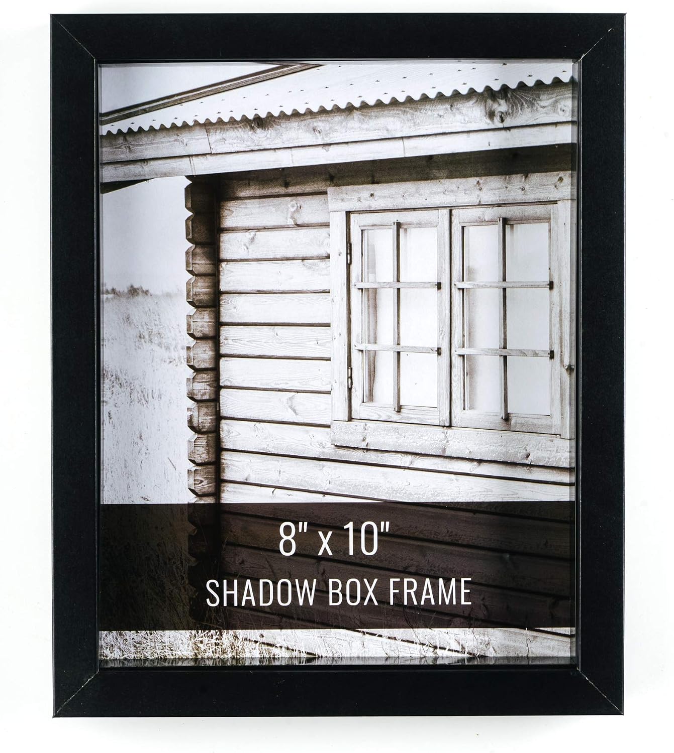 CraftMore Black Shadow Box Frame 8x10 Inch