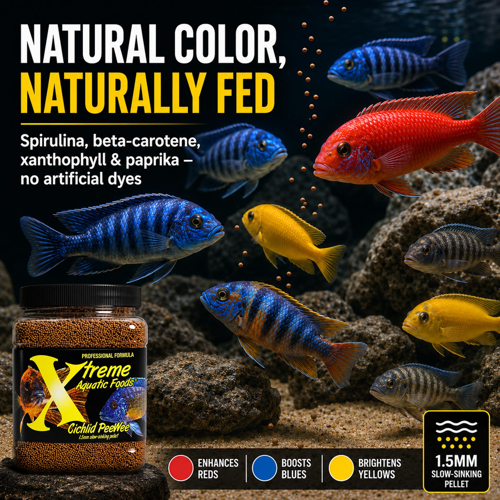 Xtreme 2217-E Aquatic Foods - Cichlidera, 50 ml