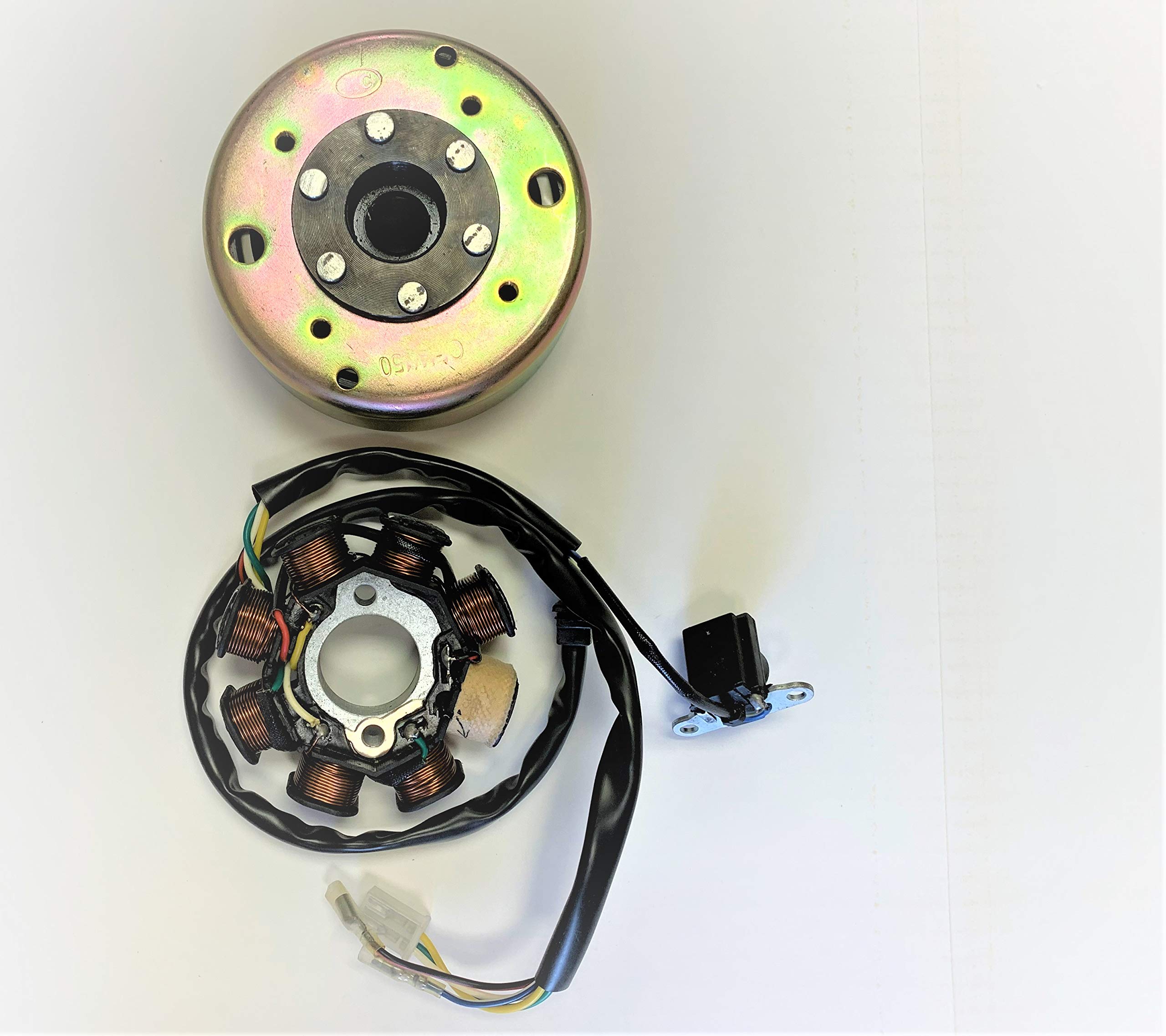 MIKI●507mt1● Amazon.com: Magneto Stator Flywheel 125-150CC 152QM1/157QMJ