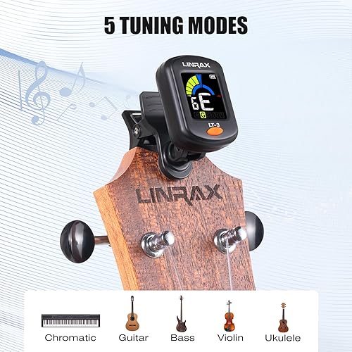 Vista 37 de Metrónomo mecánico M2 para piano, guitarra, bajo, ukelele, tambor, violín, saxofón, trompeta y otros instrumentos musicales, ritmo y ritmo de pista