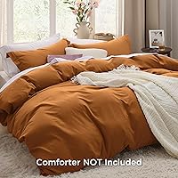 Vista 152 de Bedsure - Juego de ropa de cama de 2 piezas con 1 funda de edredón y 1 funda de almohada, extrasuave, prelavado, con cremallera, sin edredón