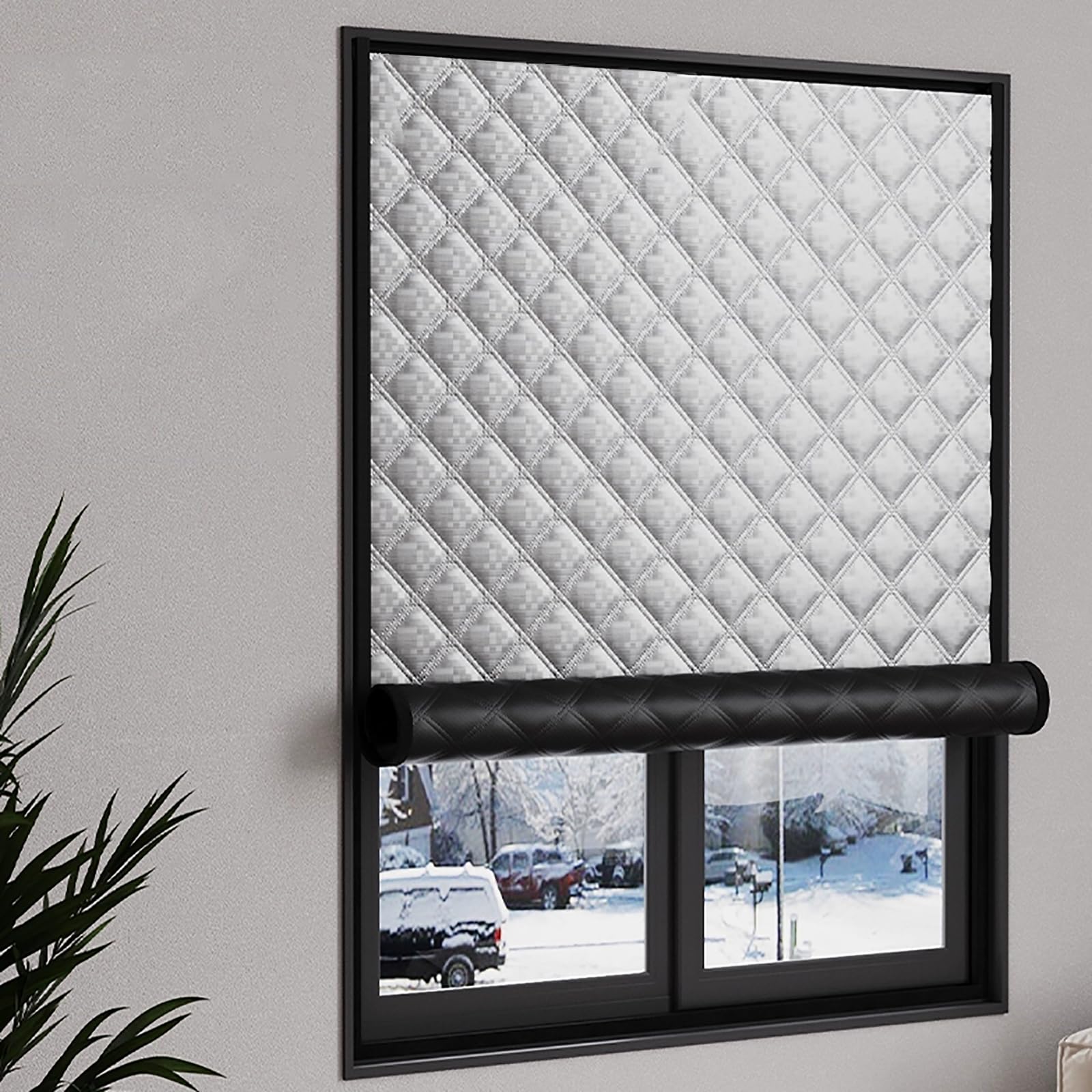 IEOWY Window Insulation Kit, Weatherproofing Solutions for Winterizing, Reusable Kits for Windproofing and Noise Reduction