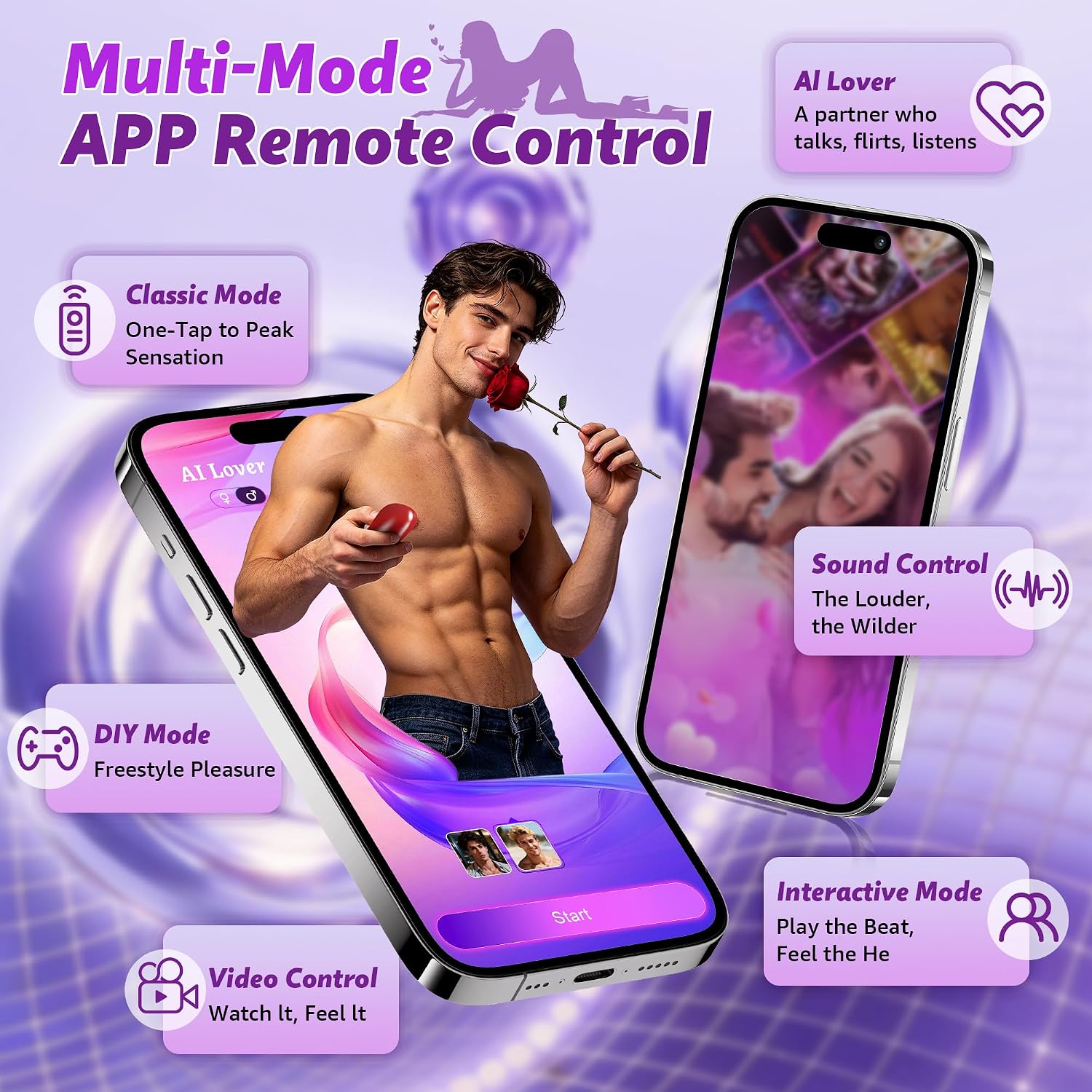 9" Thick Thrusting Dildo Vibrator - Huge Girthy Heated Dildo with Suction Cup, Big Giant Wide Silicone Dildos for Vagina Anal with 7 Thrusting 10 Vibrating, Adult Sex Toys for Women Men