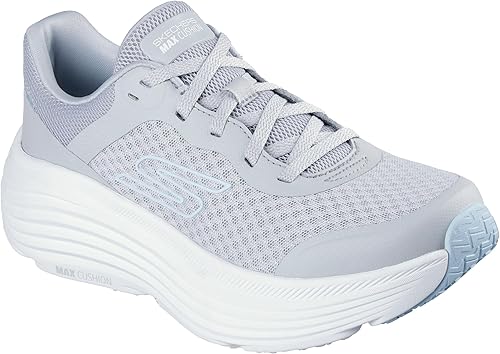 Skechers Women's Max Cushioning Endeavour Canova Sneaker, Light Gray, 8.5