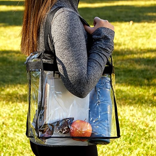 transparent clear tote bolsas