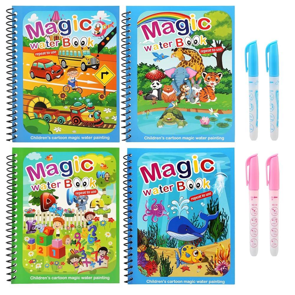 FREE Frozen Magic Water Colouring Book, Hobbies & Toys, Toys & Games On
