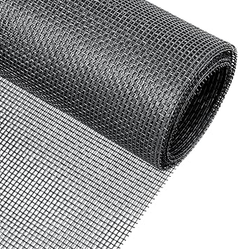 Pet Proof Window Screen Replacement Adjustable Fiberglass Screen Repair Kit 47.2 x 98.4 Inch Insect Screen Net Sliding Mesh Roll for Door Patio Porch Windows