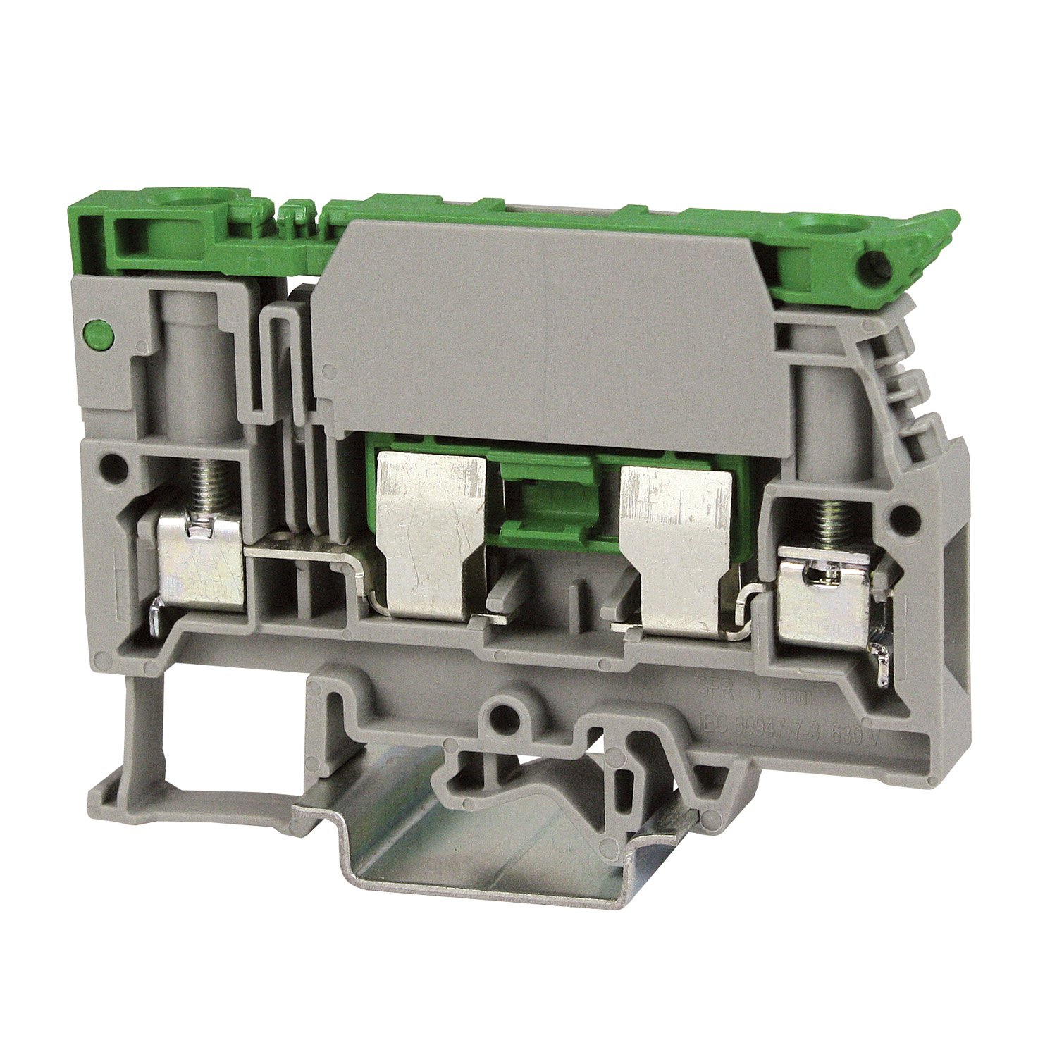 ASI SR500GR DIN Rail Fuse Disconnect Terminal Block, Screw