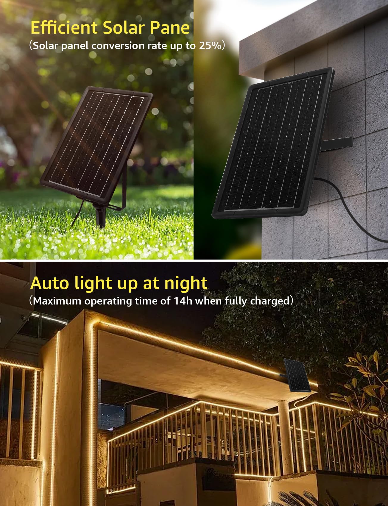 Aigostar Striscia LED 10M con Telecomando,100W 1000LM Striscia di Luce Solare Impermeabile IP65,600LEDs,Striscia LED da Esterno,Luci Led Camera da Letto,Giardino,Piscina,Festa,Portico,Patio