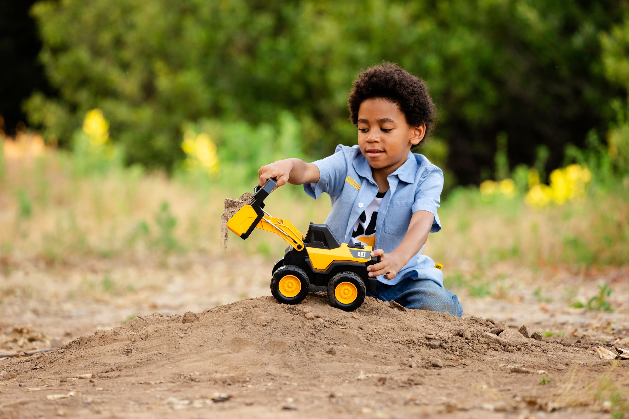 CatToysOfficial Pala Cargadora para Niños | Vehículo de Construcción de Acero | Juguete Resistente con Volquete Funcional | Regalos y Juguetes para Niños de 3 Años o Más | Juguetes al Aire Libre