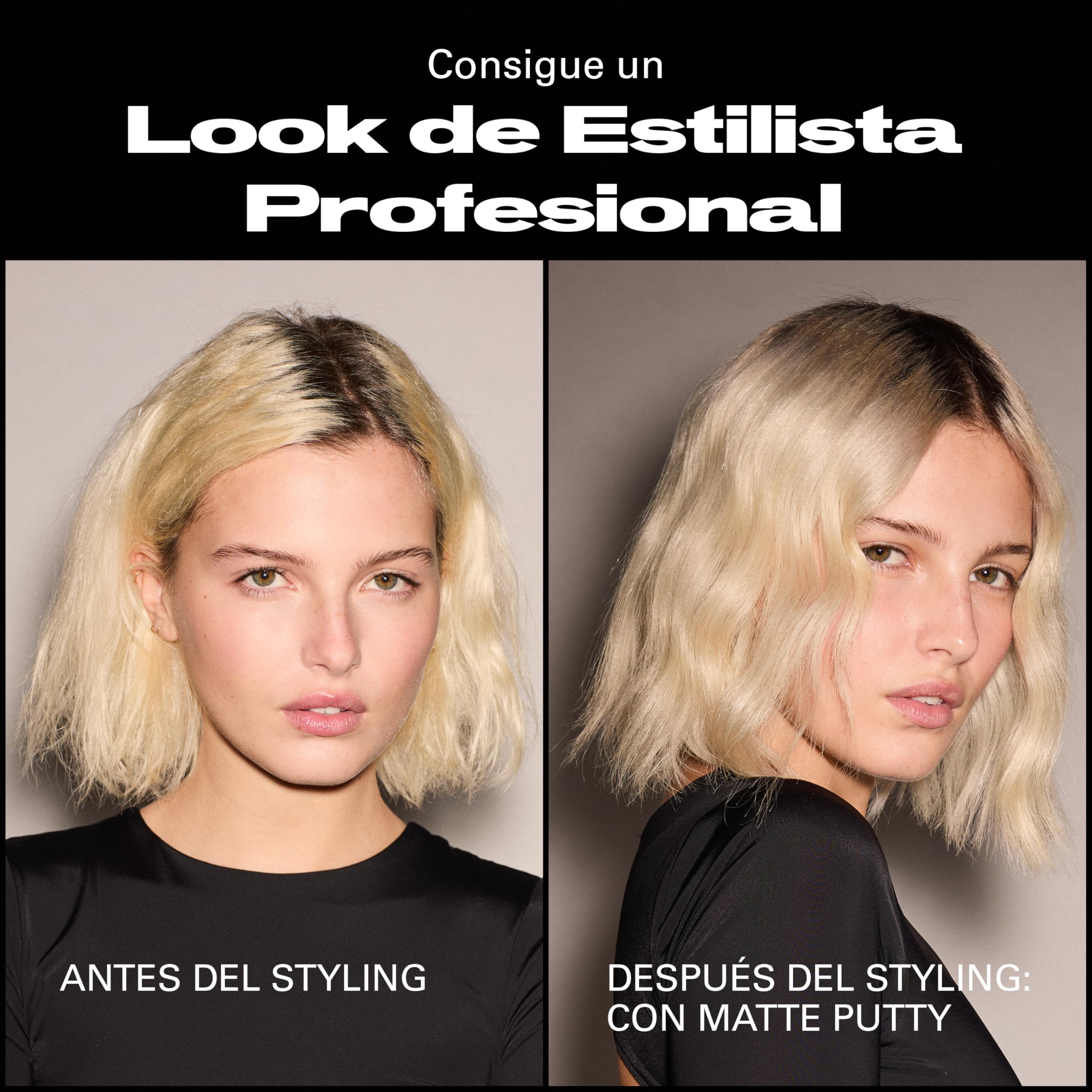 Sebastian Professional Matte Putty | Pasta de Peinado con Acabado Mate | Cabello con Textura | Remoldeable con Fijación Suave y Ligera | Para Cualquier Longitud | 75g