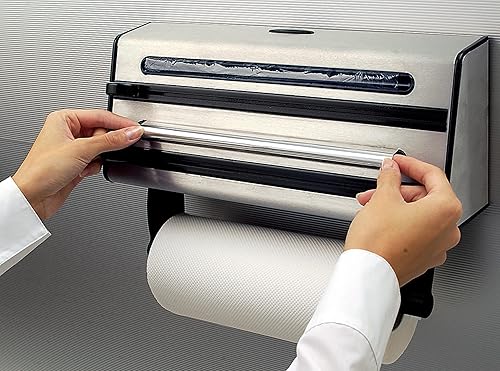 Miniatura 4 de Emsa Dispensador de triple rollo "Contura" de acero inoxidable, platanegro