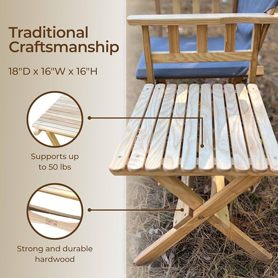 Amazon.co.jp: BYER OF MAINE パンゲアン折りたたみ木製サイドテーブル