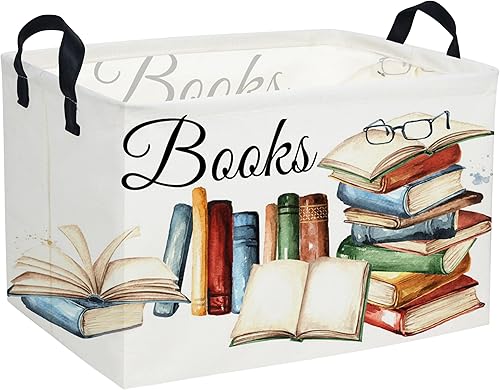 Vista 37 de Cestas de almacenamiento rectangulares para niños, organizador de cestas para bebés. Cesta linda con revestimiento impermeable de PE y asas. Cute