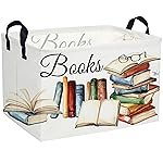 Sanjiaofeng Rectangular Kids Basket Book Storage Bins,Boys and Girls Storage Basket with Handles.Clothers,Toys,Books,Kid\'s Gifts Bins. (Book)