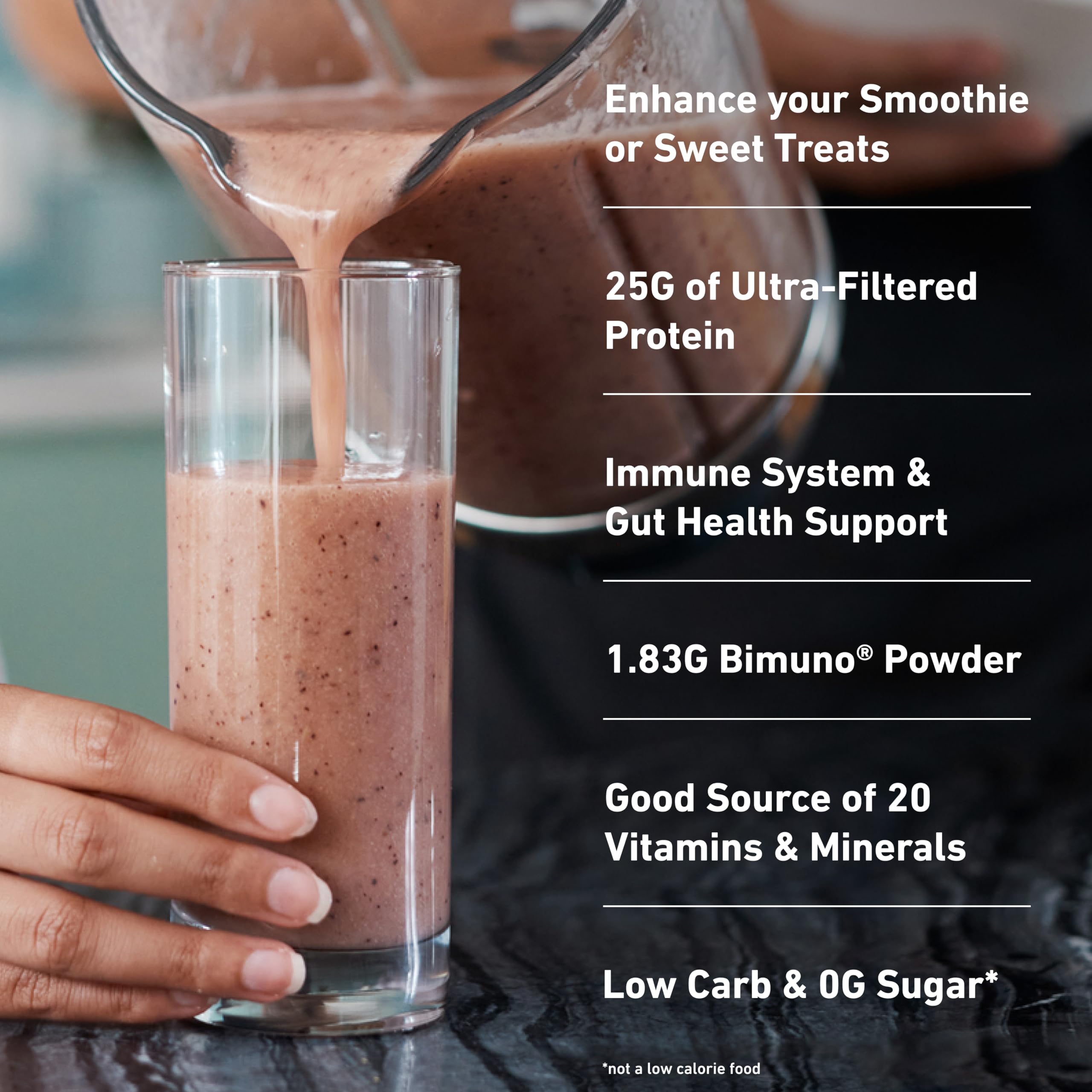 Isopure Protein + Gut Health & Immune Support Powder, Chocolate Mousse, 25g Whey Protein with Prebiotics & Vitamins, 12 Servings (Pack of 1) — Amazon image 4