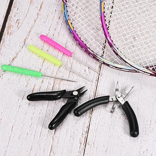 Miniatura 2 de PATIKIL Raqueta de bádminton Herramienta de guía de cuerda de raqueta de tenis