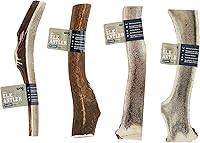 Vista 8 de Marca Yaxa – Cuerno de alce dividido Wag con desprendimiento natural, de larga duración para masticadores agresivos, XL
