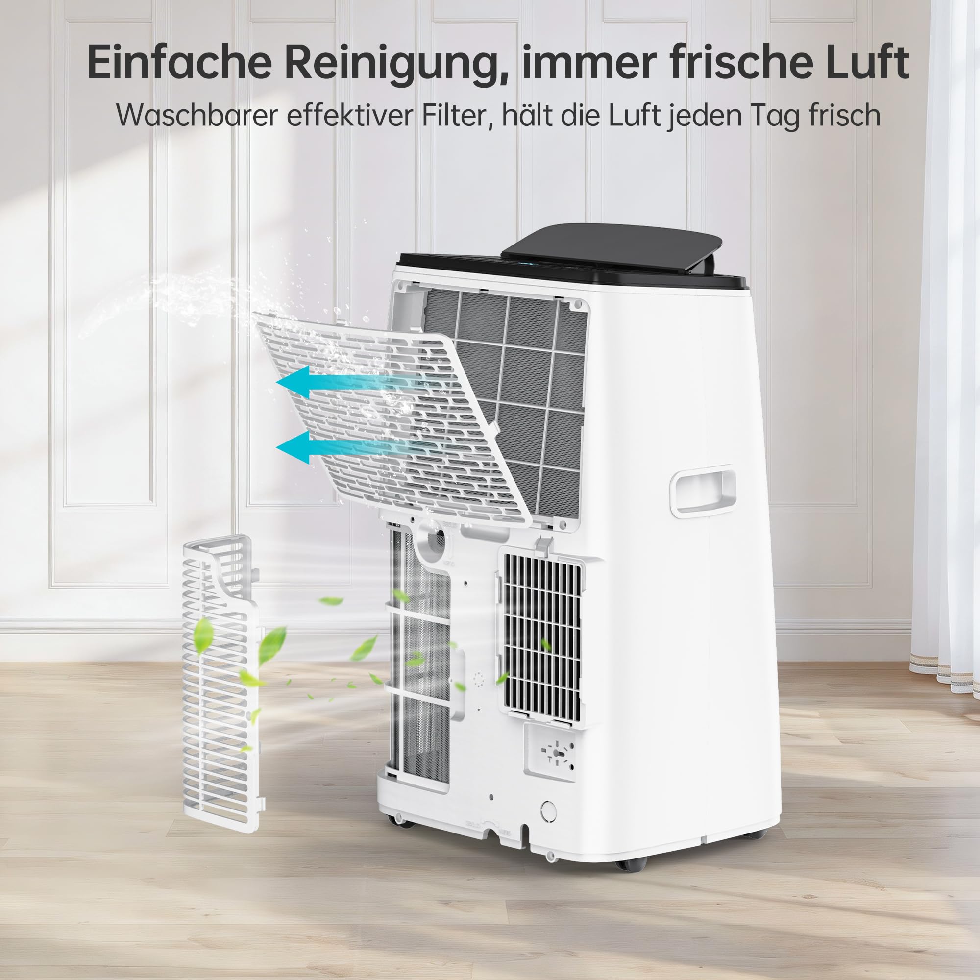 DOMANKI Mobile Klimaanlage 12000 BTU, 3-in-1, bis 50m², leise