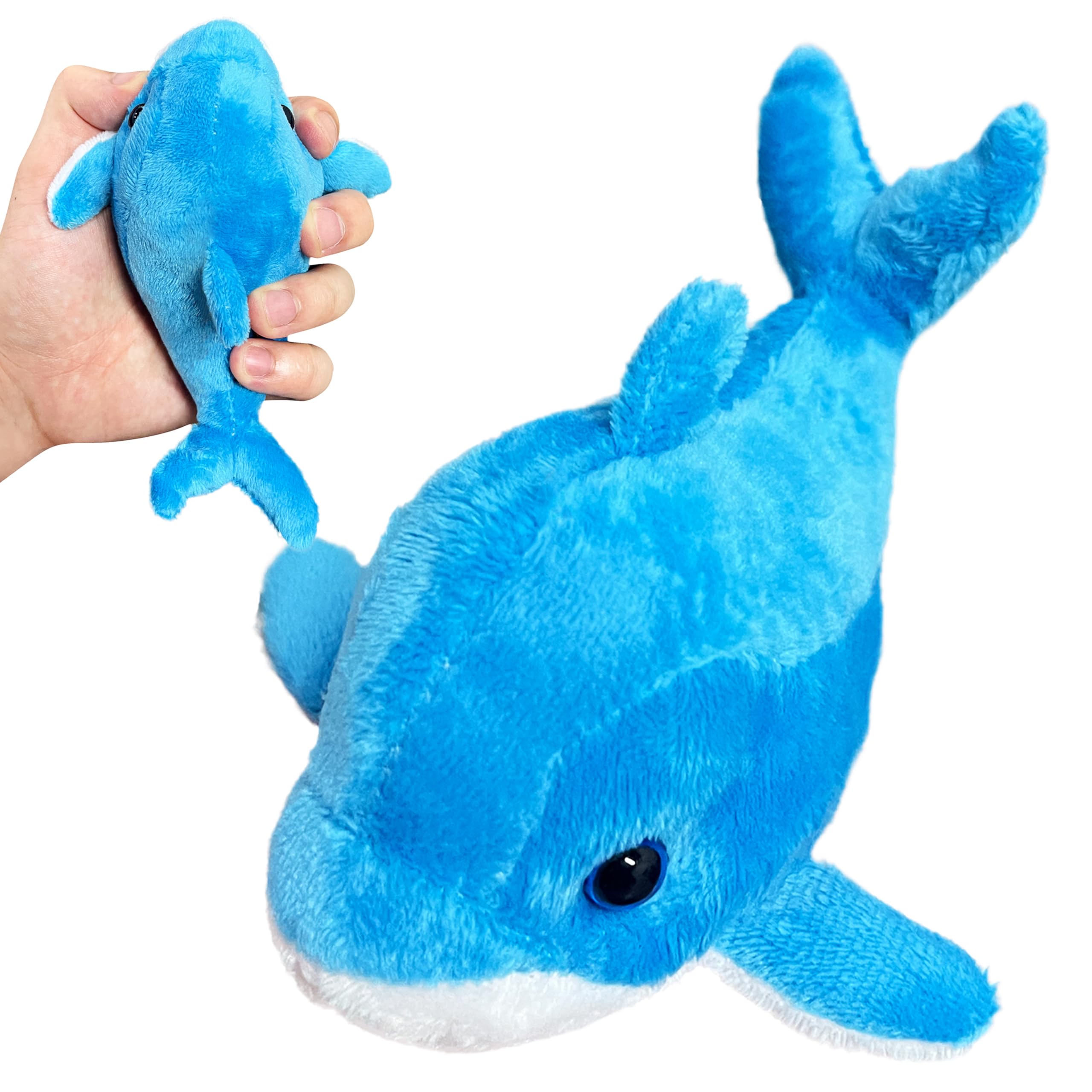 Blue Dolphin Stuffed Animal 1 Pack Kawaii Plushies for Girls and Boys Dolphin Plush Toys Kids Key Chains