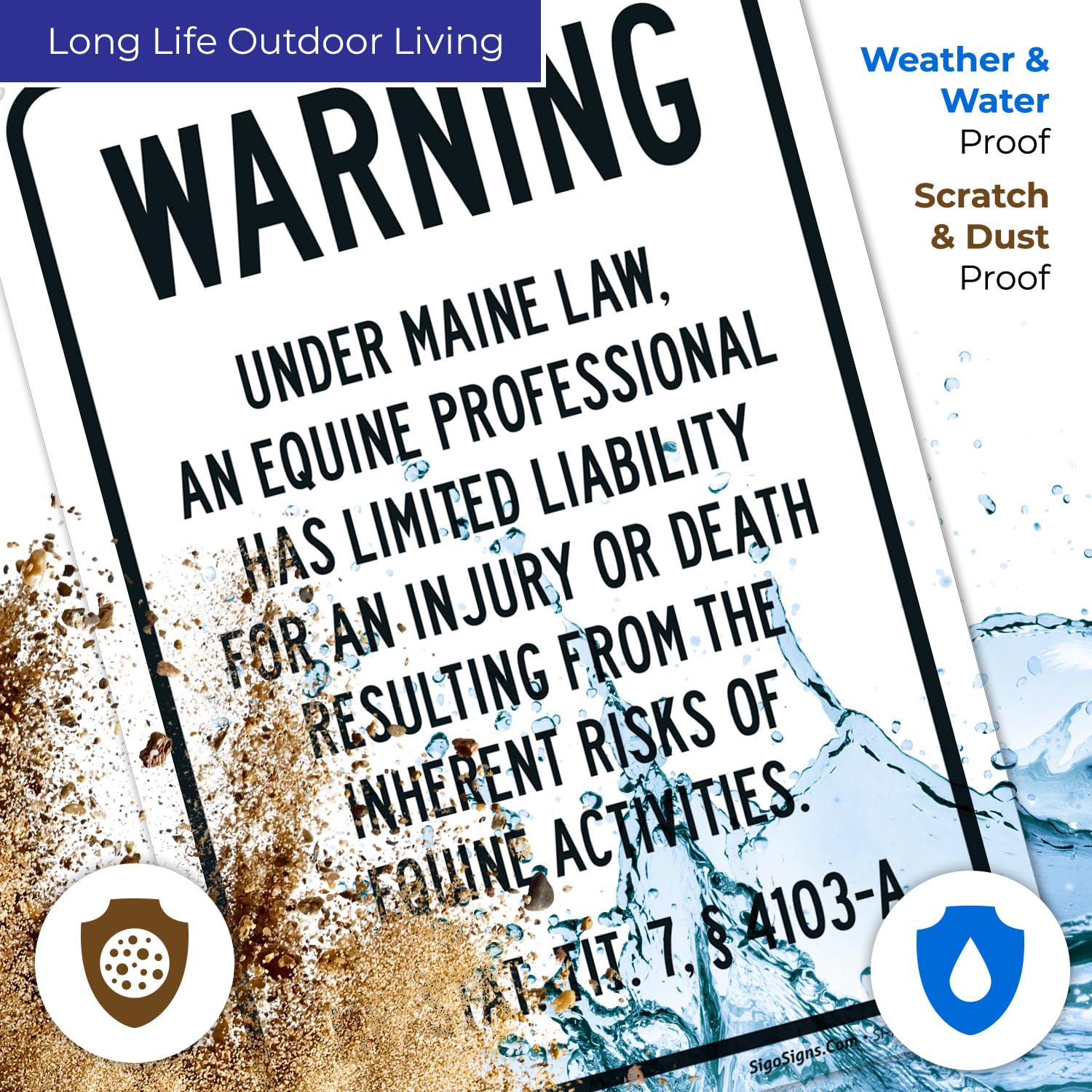 Equine Liability Sign New Hampshire Horse Farm Equine Liability Warning ...