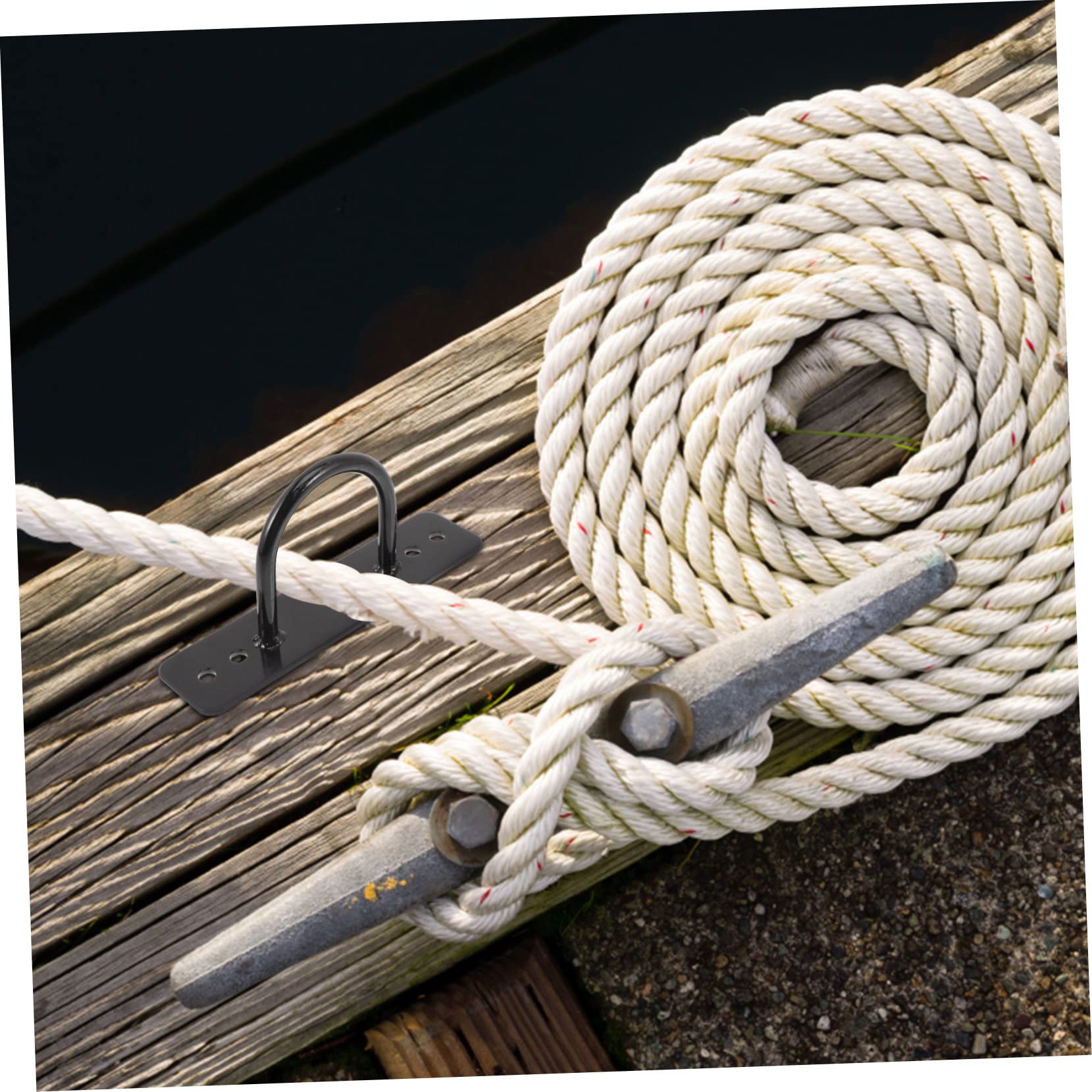 Alipis 2 Stück Trainingsseilbefestigung Aus Edelstahl Wandanker Für Battle Ropes Hängematten Und Turnseilhalter Belastbar Vielseitig Für Fitness Und Yoga Zuhause