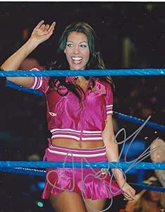 Joy Giovanni Signed WWE 8x10 Photo - Autographed Wrestling Photos at