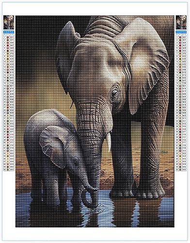 Kit de pintura de diamantes 5D para bricolaje, animales coloridos, taladro completo, kits de pintura de diamantes, arte de diamantes de animales,