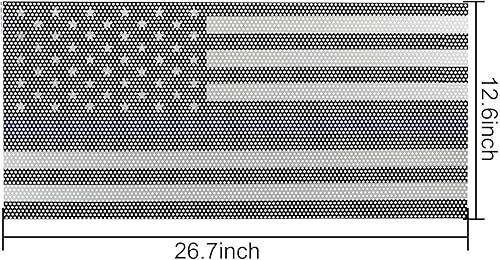 Miniatura 7 de Hooke Road Deflector de rejilla de malla compatible con Jeep JK Wrangler 2007-2018