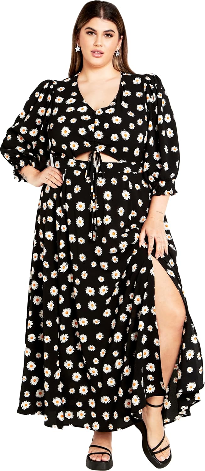 City Chic Women's Plus Size Maxi Dress - Jolene Print