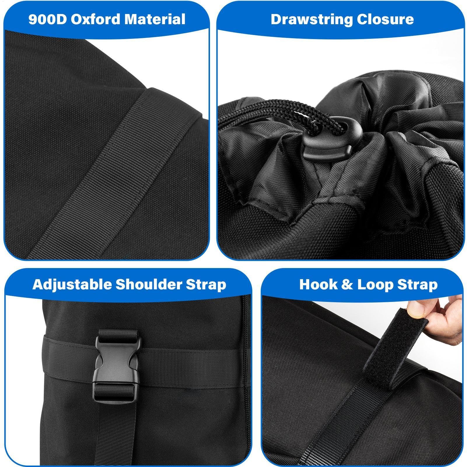 Genérico de almacenamiento de silla plegable - Organizador de transporte de reemplazo para el sillón para | de silla a prueba de polvo duradera, de almacenamiento plegable para pesca,