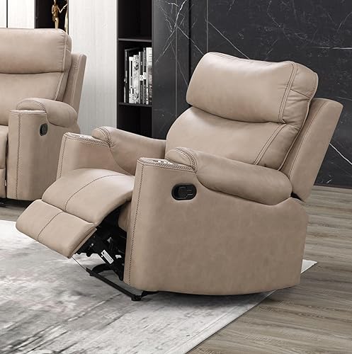 Miniatura 24 de Betsy Furniture Juego de sofá reclinable de microfibra para sala de estar 8007 (gris, sofá+sofá biplaza) Gris,Gris-oscuro,Beige Bronceado,gris