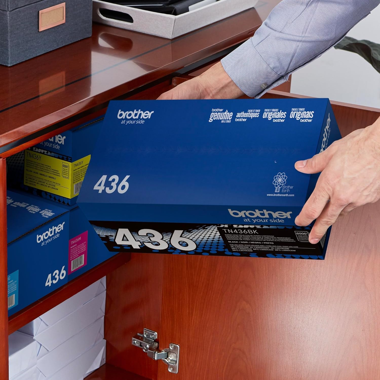 Brother TN436BK Super High Yield Toner-Retail Packaging, Black