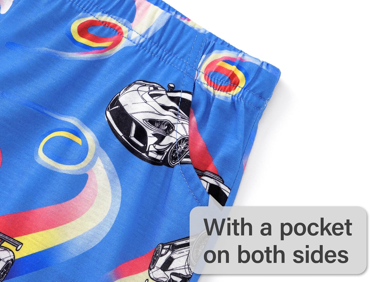 Tebbis Boys 3-Piece Soft Tee Shorts & Pants Pajama - Black Gaming Controllers Print Soft PJs Size 6-18 - Image 5