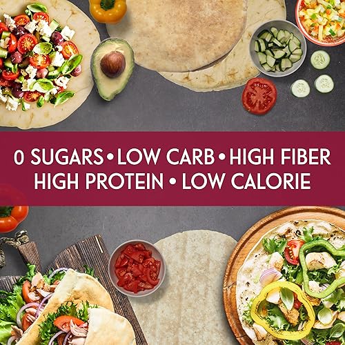 Miniatura 2 de Toufayan Bakery paquete variado de pan Keto pan de pita keto pan plano keto y envolturas keto alto en proteínas y fibra bajo en carbohidratos sin