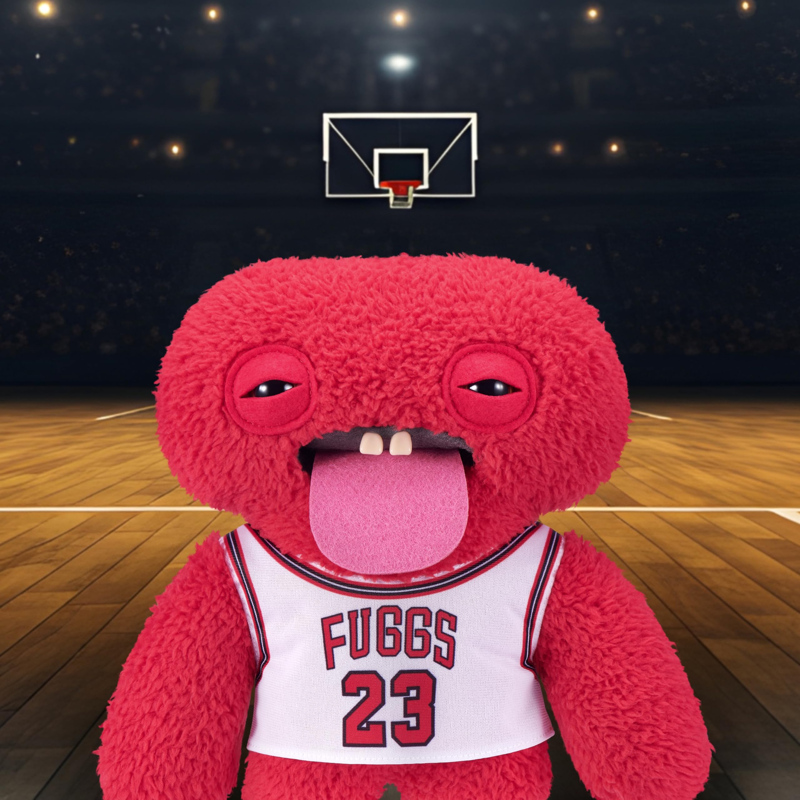 Fuggler Fugg Stars 9-Inch Plush Toy (Chunky Mcdunky) by ZURU, Funny Ugly Monster Stuffed Animal with Human-Like Teeth - Image 3