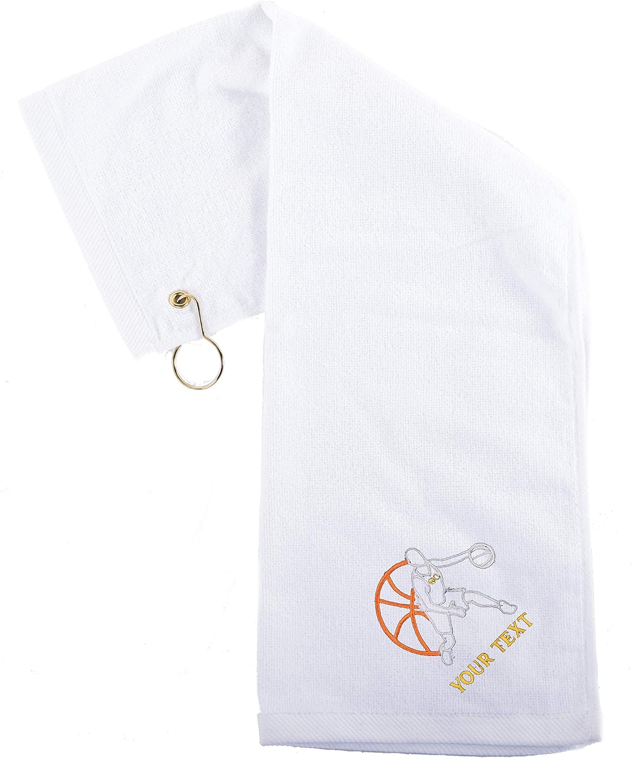 Mato & Hash Custom Basketball Towels, Sports Towels, Personalized Basketball Towels for Teams - Dribbling - 10PK Hunter CE6900Basketball S3-2