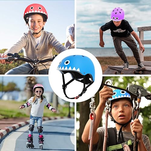 Miniatura 5 de Glaf Casco para Niños Pequeños de 2-8 Años Cascos de Bicicleta para Bebés Niñas Niños Multideporte Ajustable Casco de Patineta Bicicleta Ligero 4