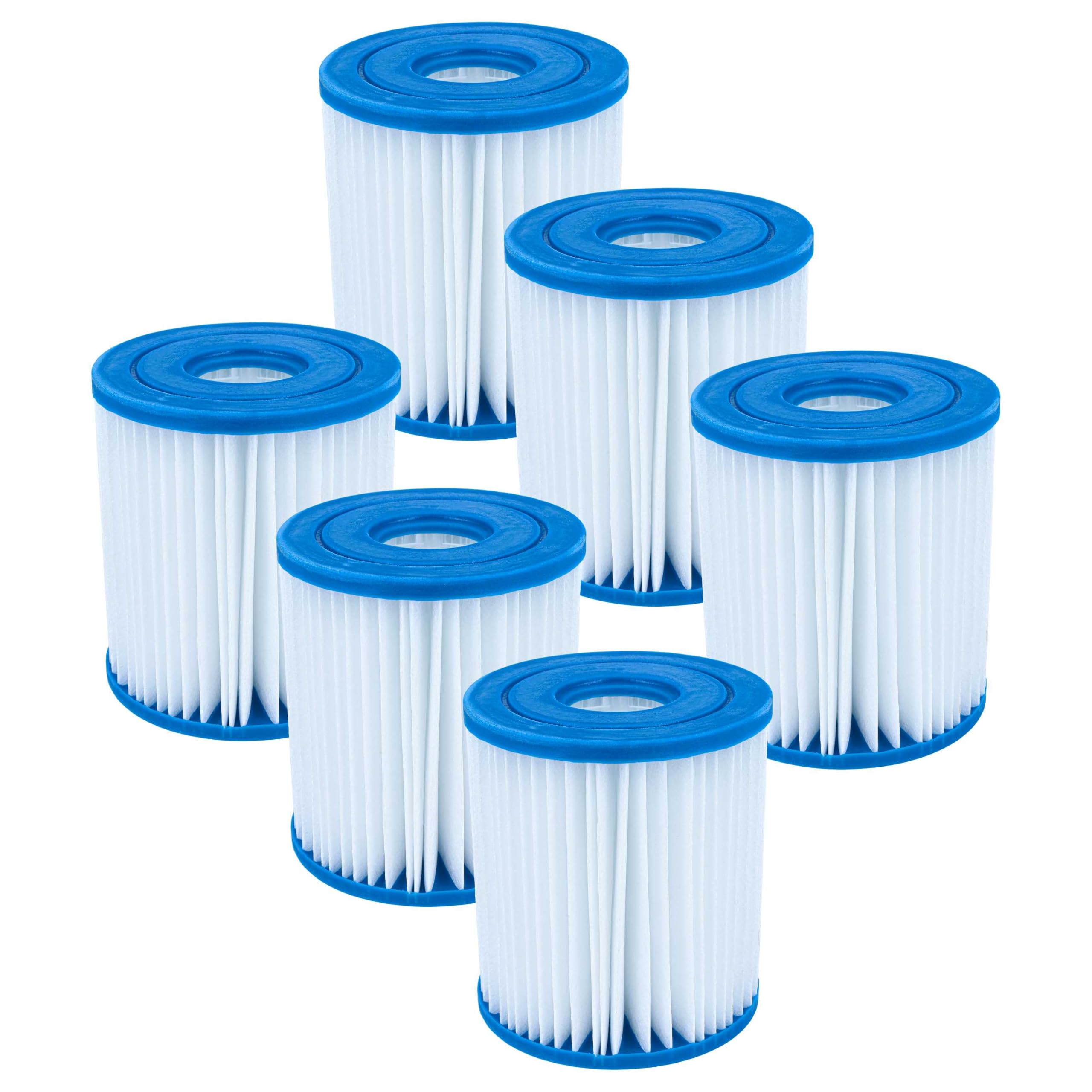 vhbw 6X Cartucho de Filtro Compatible con Intex 28111EH Easy Set Pool